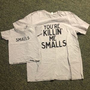 Parent Child Matching Gray T-shirts